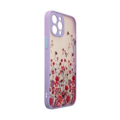 Design Case for iPhone 12 Pro Max floral purple-thumb-2