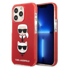 Karl Lagerfeld KLHCP13LTPE2TR iPhone 13 Pro / 13 6,1" hardcase czerwony/red Karl Head