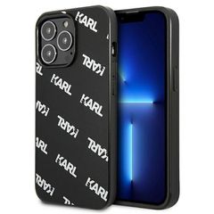 Karl Lagerfeld Allover Case for iPhone 13 Pro / iPhone 13 - Black