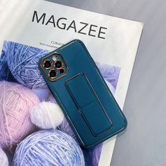 New Kickstand Case case for iPhone 12 Pro with stand blue-thumb-2