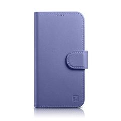 iCarer Wallet Case 2in1 Cover iPhone 14 Pro Anti-RFID Leather Flip Case Light Purple (WMI14220726-LP)