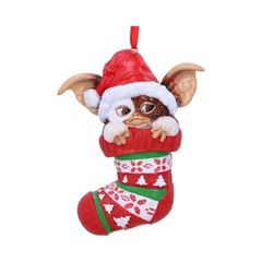 Gremlins Gizmo in Stocking Hanging Ornament 12cm / Fan Shop and Merchandise