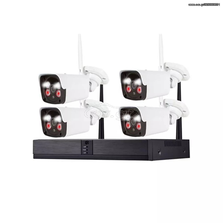 Προσφορα Full HD 3MP  CCTV System Wireless 4CH