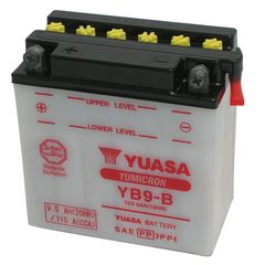 Μπαταρία μοτοσυκλετών YUASA Yumicron YB9L-B – 12V 9AH – 130 CCA (EN) εκκίνησης