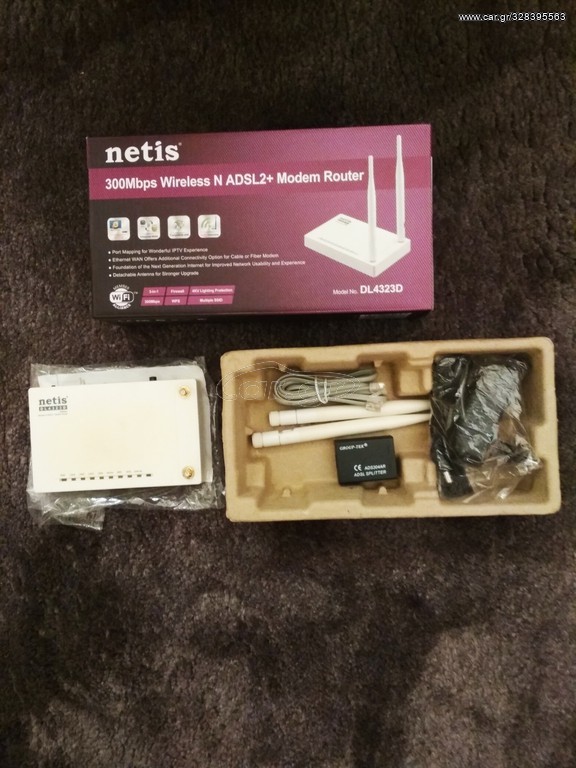 Router/Modem Netis DL4323D
