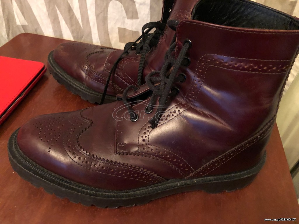 Dr martens Ανδρικά μποτάκια δερματινα