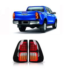 Toyota Hilux (Revo,Rocco) 2015-2020 Πίσω Φανάρια Led Smoked Style