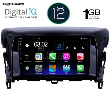 DIGITAL IQ RTA 1432_GPS (9inc) MULTIMEDIA TABLET OEM MITSUBISHI ECLIPSE CROSS mod. 2018>