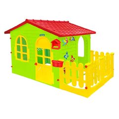 Σπιτάκι Κήπου με φράχτη Big garden house 12239 Mochtoys