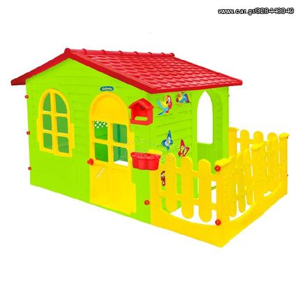 Σπιτάκι Κήπου με φράχτη Big garden house 12239 Mochtoys