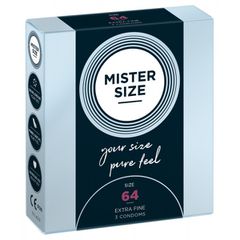 Προφυλακτικά Mister size 64mm, 3 τμχ