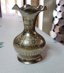 Vintage Ορειχαλκινο Βαζο-thumb-1