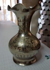 Vintage Ορειχαλκινο Βαζο-thumb-2