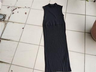 Γυναικείο επίσημο φόρεμα ZARA Νο S μαύρο