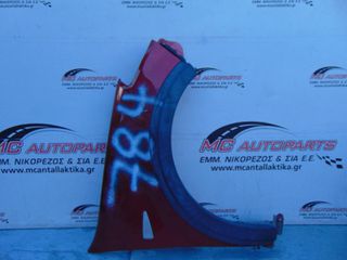Φτερό Εμπρός Δεξιό Μπορντώ DACIA SANDERO (2008-2012)