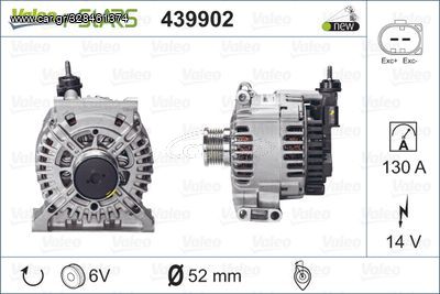 VALEO 439902 Γεννήτρια VALEO ORIGINS NEW STOP&START MERCEDES-BENZ W169  *266 150 0101*