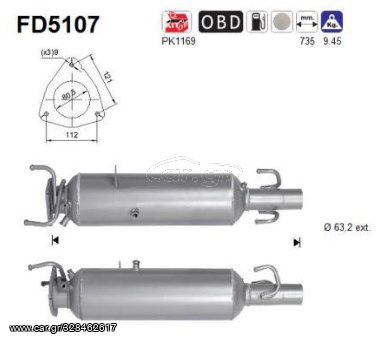 ΦΙΛΤΡΟ DPF FIAT DUCATO 3.0 MJ 2011-   KARALOIZOS exhaust