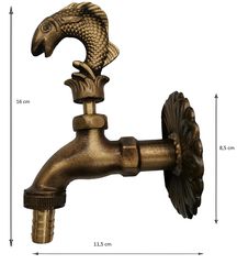 ΒΡΥΣΗ 1/2 ΔΙΑΚΟΣΜΗΤΙΚΗ ΜΕ ΡΟΖΕΤΑ ΟΡΕΙΧΑΛΚΙΝΗ ΨΑΡΑΚΙ ART2017