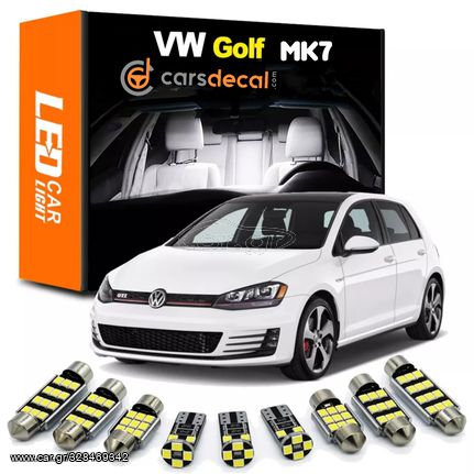 VW Golf MK 7 Led Φωτισμός για Αναβάθμιση Καμπίνας Πορτμπαγκάζ 