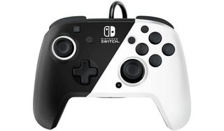 PDP Nintendo Switch Faceoff Deluxe Controller + Audio - Black & White / Nintendo Switch