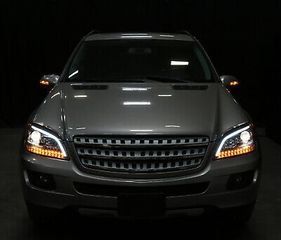 ΦΑΝΑΡΙΑ ΕΜΠΡΟΣ LED Day Lights Mercedes Benz W164 ML M-Klasse(2005-2008) BLACK ΕΤΟΙΜΟΠΑΡΑΔΟΤΑ -thumb-1