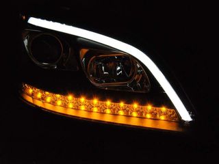 ΦΑΝΑΡΙΑ ΕΜΠΡΟΣ LED Day Lights Mercedes Benz W164 ML M-Klasse(2005-2008) BLACK ΕΤΟΙΜΟΠΑΡΑΔΟΤΑ -thumb-2