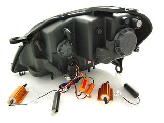 ΦΑΝΑΡΙΑ ΕΜΠΡΟΣ LED Day Lights Mercedes Benz W164 ML M-Klasse(2005-2008) BLACK ΕΤΟΙΜΟΠΑΡΑΔΟΤΑ -thumb-3