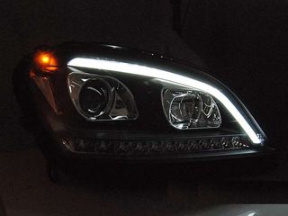 ΦΑΝΑΡΙΑ ΕΜΠΡΟΣ LED Day Lights Mercedes Benz W164 ML M-Klasse(2005-2008) BLACK ΕΤΟΙΜΟΠΑΡΑΔΟΤΑ -thumb-4