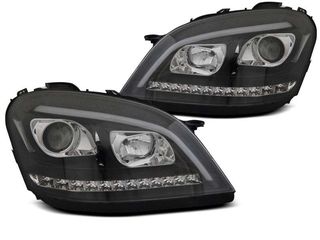 ΦΑΝΑΡΙΑ ΕΜΠΡΟΣ LED Day Lights Mercedes Benz W164 ML M-Klasse(2005-2008) BLACK ΕΤΟΙΜΟΠΑΡΑΔΟΤΑ -thumb-5
