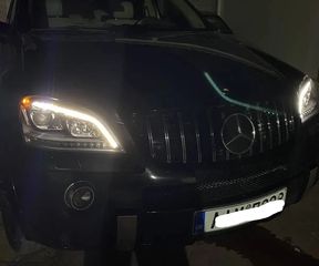 ΦΑΝΑΡΙΑ ΕΜΠΡΟΣ LED Day Lights Mercedes Benz W164 ML M-Klasse(2005-2008) BLACK ΕΤΟΙΜΟΠΑΡΑΔΟΤΑ -thumb-8