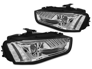 ΦΑΝΑΡΙΑ ΕΜΠΡΟΣ Headlights AUDI A4 B8 12-15 BLACK Xenon