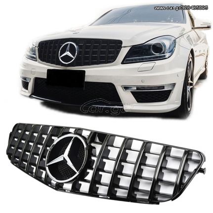 Μάσκα Mercedes-Benz c-class w204 panamericana amg look 2007-2014