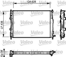 ΨΥΓΕΙΟ 2.0 DCi (63x44.5x34) (KOYO) για NISSAN QASHQAI 07-10