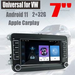 VW SKODA SEAT Android 13 (4GB) οθόνη αφής με GPS WI-FI Bluetooth USB Playstore Youtube  7" ιντσών MP3 Video FM radio  Mirrorlink 