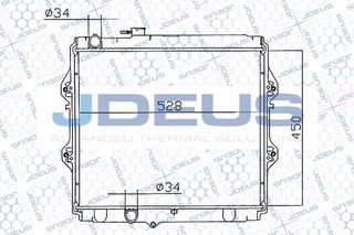 ΨΥΓΕΙΟ ΝΕΡΟΥ 2.4D (45x52,5x2.7) για TOYOTA HI-LUX (LN 145) 2WD 98-01