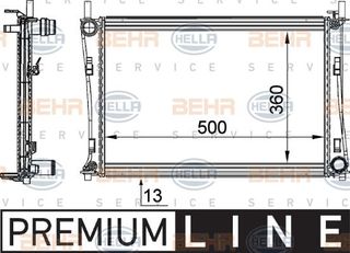 ΨΥΓ. 1,2-1,4-1,6 +/-AC(50x35,6)(ΠΑΡ.ΔΙΑΓ για FORD FIESTA 02-08