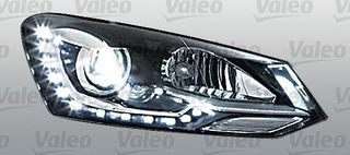 ΦΑΝΟΣ ΕΜΠΡΟΣ XENON ΕΞΥΠΝΟ ΜΕ ΦΩΣ ΗΜΕΡΑΣ LED (VALEO) για VW POLO 09-14