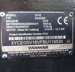 Εκσκαφάκι (διαβολάκι) Yanmar 2015 SV15 , SV16 , SV22-thumb-8