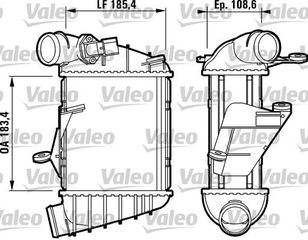 ΨΥΓΕΙΟ INTERCOOLER 1.9 Tdi ΠΕΤΡΕΛΑΙΟ (183x161x85) (ΜΕ ΤΡΥΠΑ ΓΙΑ ΑΙΣΘΗΤΗΡΑ 18mm) για SKODA FABIA 99-07