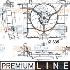 Βεντιλατέρ για SMART FORTWO 0.8D/1.0/Electric 01.07-