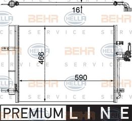 ΨΥΓΕΙΟ Α/C 1.6-1.8BZ-2.0TDCi(58x46.5x1.6 για FORD MONDEO 07-11