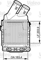 ΨΥΓΕΙΟ INTER. 1,9 T.D (182x205x85) για RENAULT MEGANE SDN 96-98