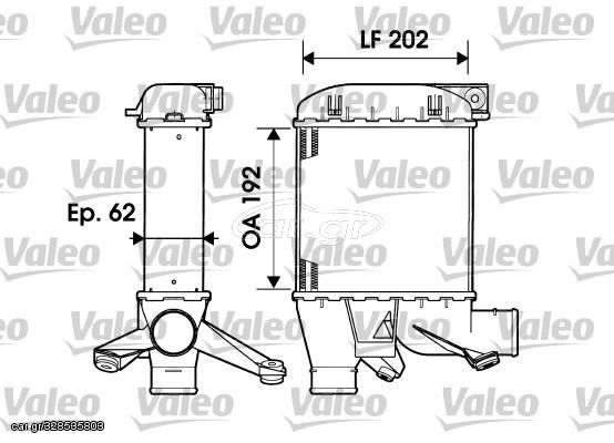 ΨΥΓΕΙΟ INTERC. 2,5 TD (192x204x62) για BMW SERIES 5 (E39) 96-02