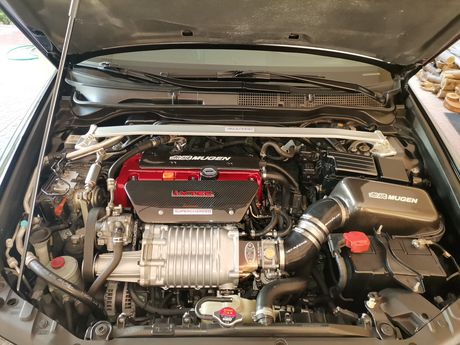 Honda civic accord ct- engineering supercharger καπάκι carbon