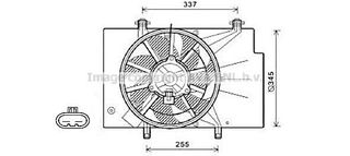 ΒΕΝΤΙΛΑΤΕΡ ΨΥΓ.ΚΟΜΠΛΕ+A/C ΒΕΝΖ-ΠΕΤΡ για FORD FIESTA 08-13