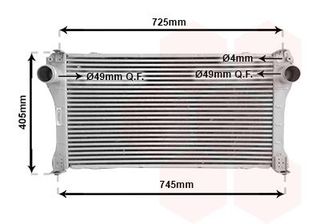 ΨΥΓΕιΟ INTERCOOLER 2.0-2.2 D4D -09 ΠΕΤΡΕΛΑΙΟ (690x372x26) ΚΟΛΑΡΑ ΚΟΥΜΠΩΤΑ για TOYOTA AURIS 06-10