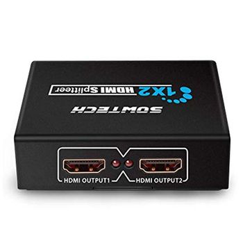 Ενεργό HDMI Splitter δύο δρόμων HDMI-SPLITTER 1080p 5VDC συμβατό με HDCP