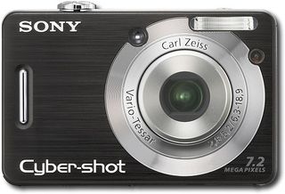 Sony Cyber-shot DSC-W80 7.2MP Digital Camera - Black