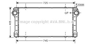 ΨΥΓΕΙΟ INTERC. 2.0-2,2 D4D (690x367x26) ΚΟΛΑΡΑ ΣΦΥΚΤΗΡΑ/ΚΟΥΜΠΩΤΟ για TOYOTA AVENSIS (T27) 08-12