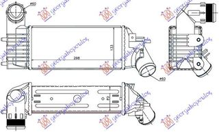 ΨΥΓ.INTER.2,0-2,2HDi (302x136x85) για PEUGEOT 406 SDN 96-05